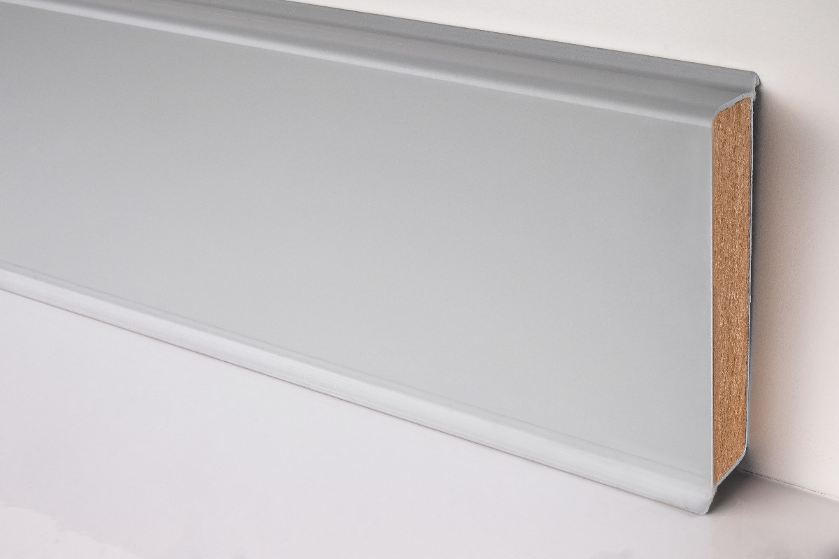 Cubu-Flex szegőléc 2,5M szürke 80mm