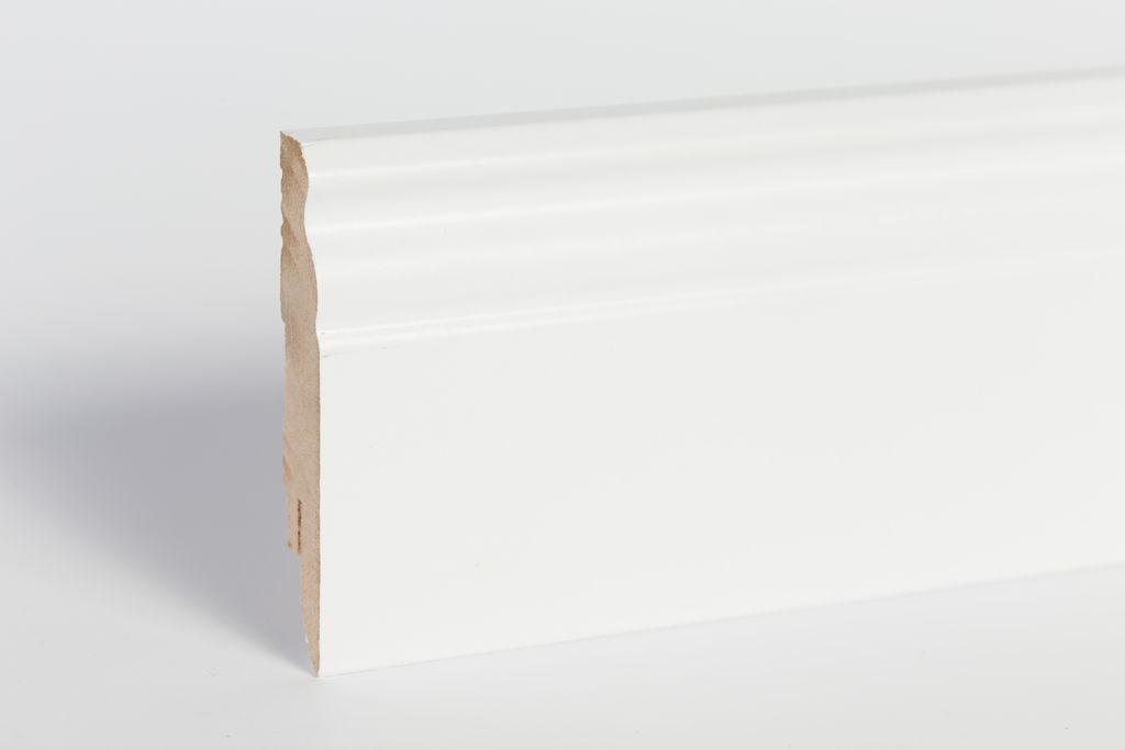 MDF fehér, festhető szegélyléc