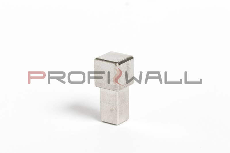 ACÉL SAROK 12,5mm ProfiWall rozsdamentes acél - fényes