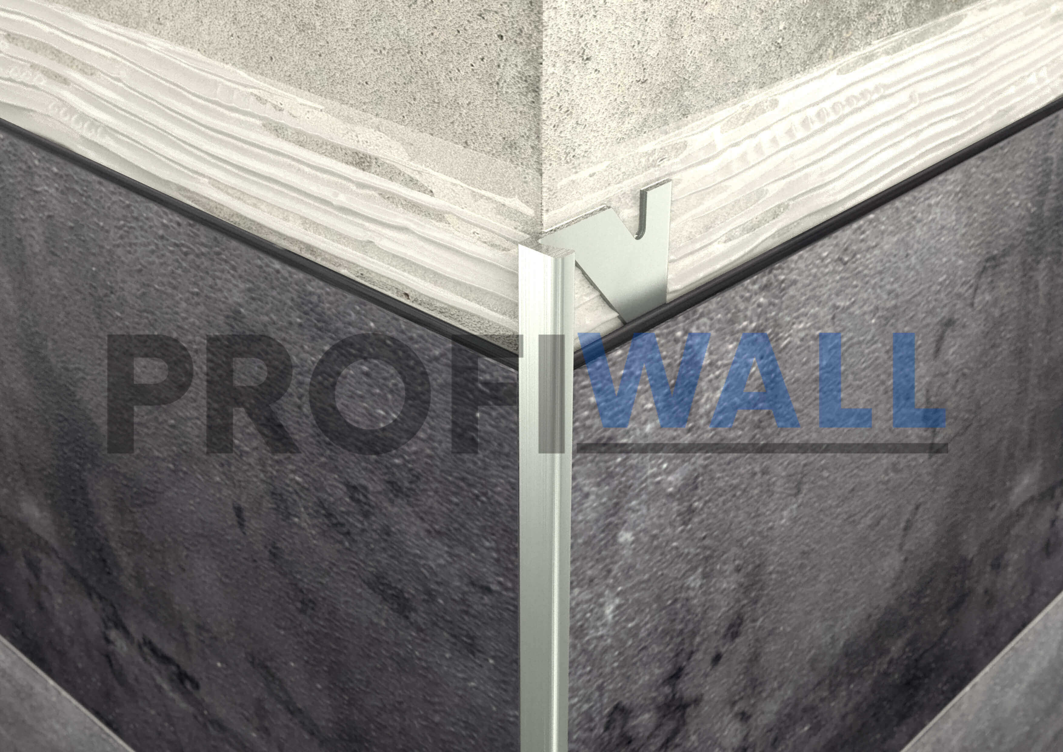 ALU L 4,5mm profil natúr 2,5M ProfiWall