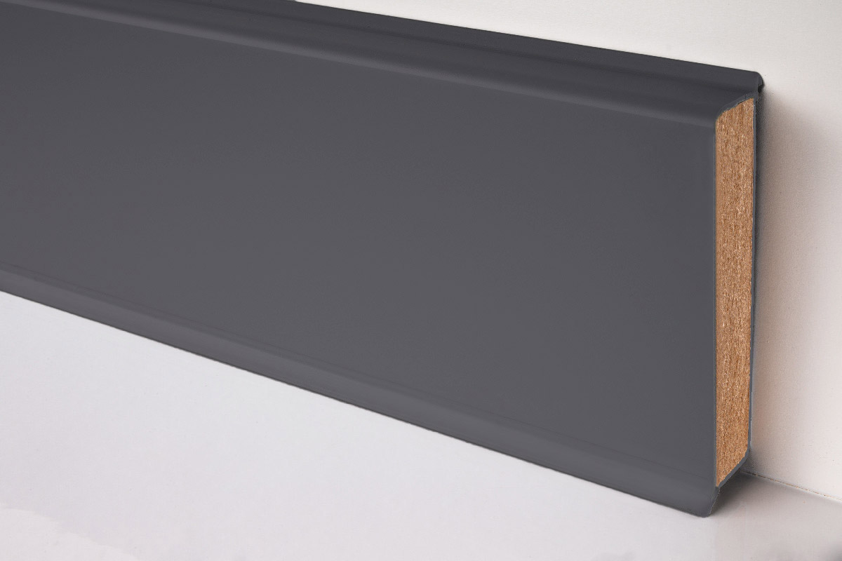 Cubu-Flex szegőléc 2,5M antracit 80mm