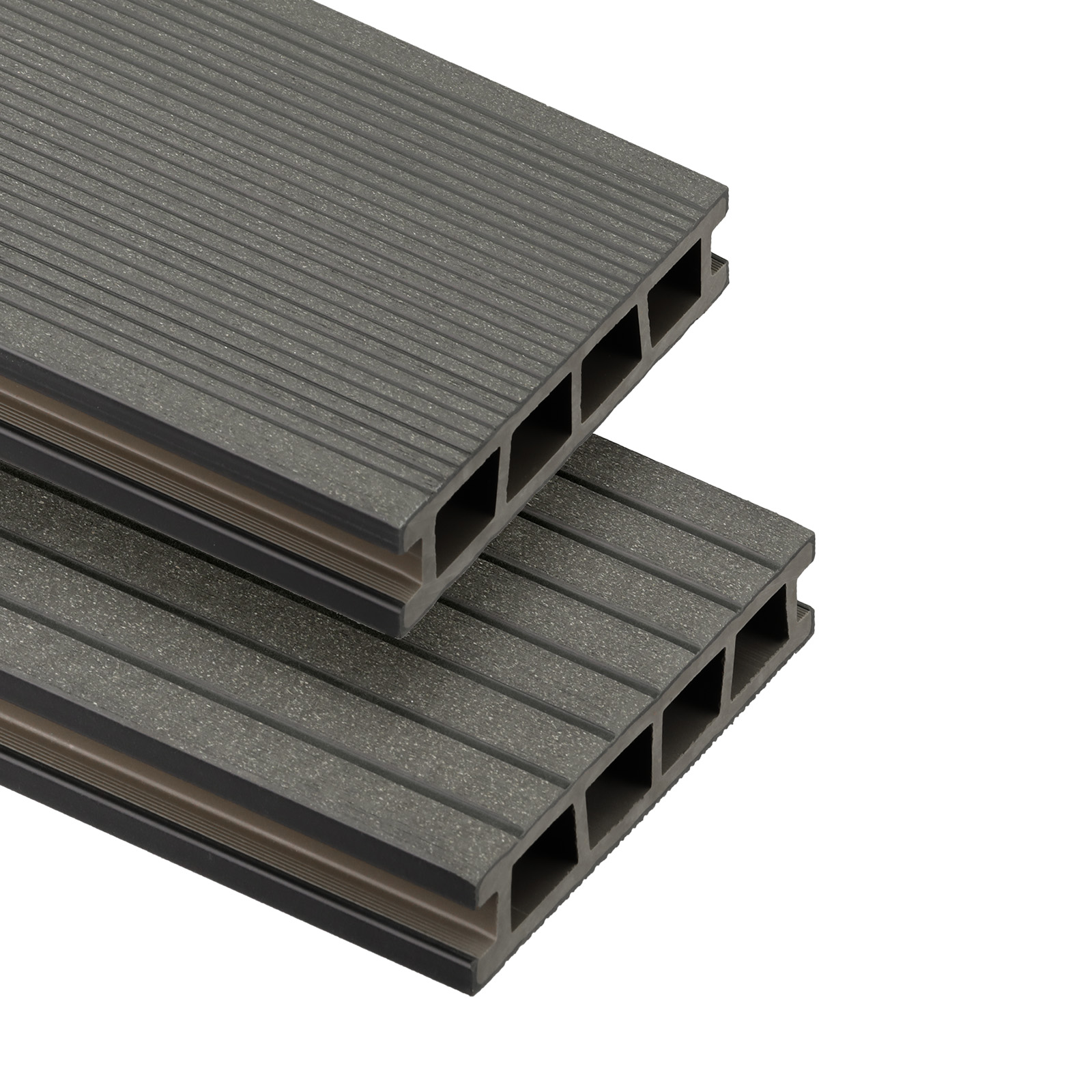 BERGDECK B150 WPC teraszpadló 2,5x15x240 cm - 0,36 m2 Fekete