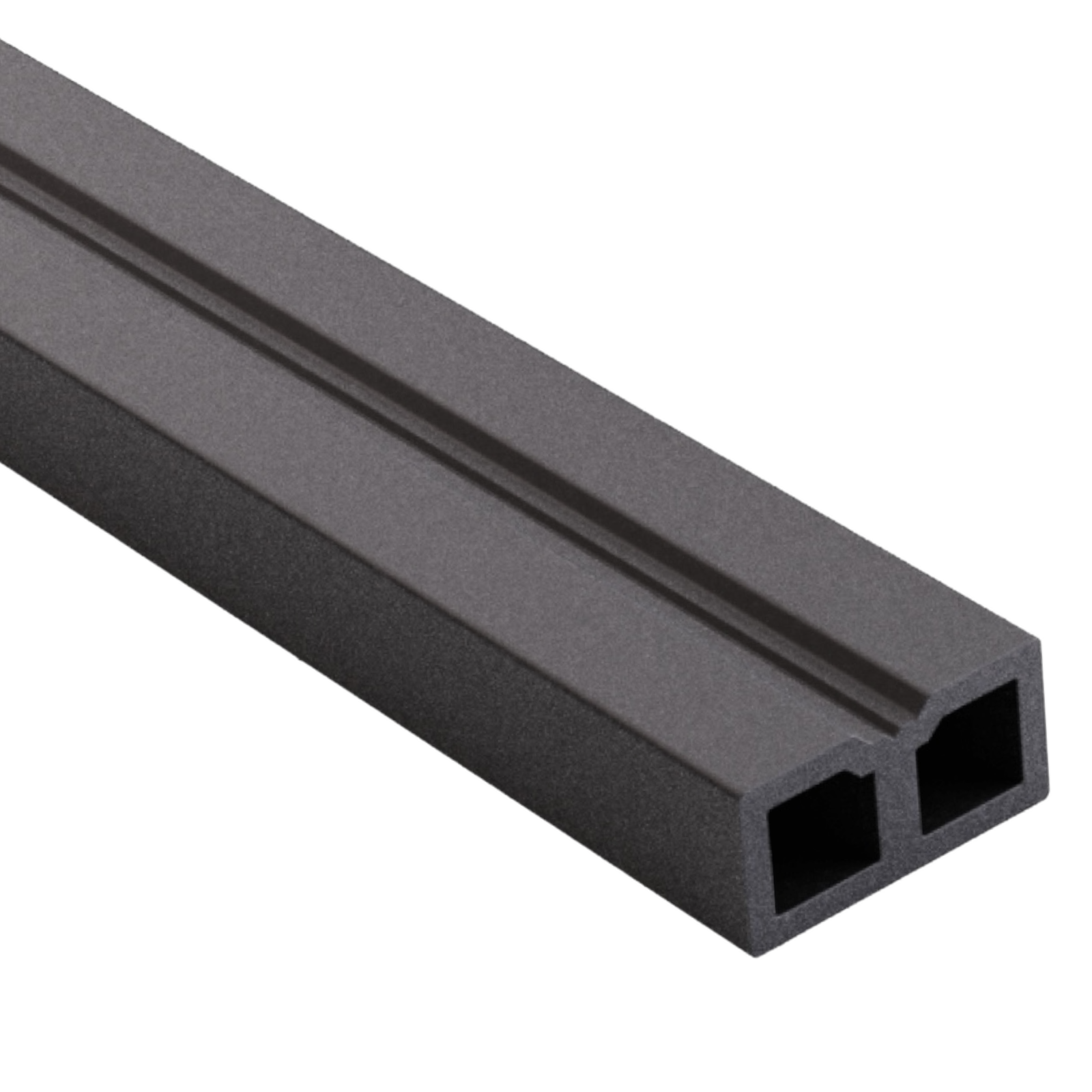 Mini balkon párnafa 20 mm x 40 mm x 2,4 m Grafit